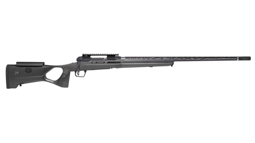 Savage 110 KLYM 6.5 PRC, 24" Threaded Barrel, 2rd, Black/Gray