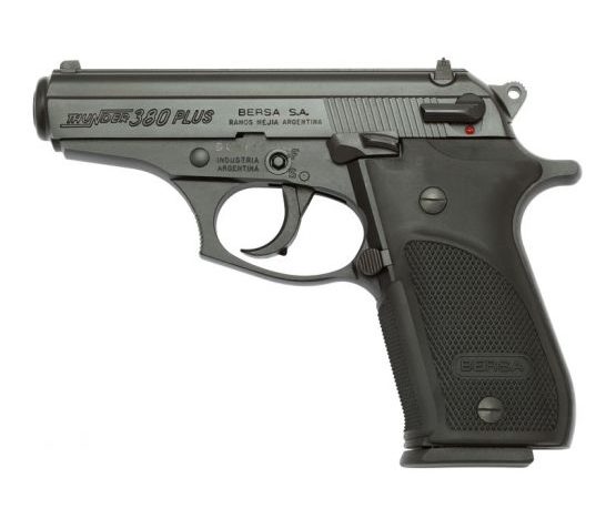 Bersa THUN380PM15 Thunder 380 Plus 380 ACP 3.50" 15+1 Matte Black Black Steel Slide Black Rubber Grip