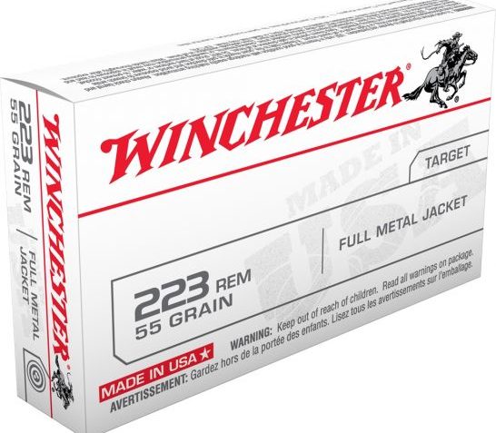 Winchester Ammo Usa, Win W223k 223 55 FMJ 20 RD