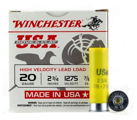 Winchester Usa 20ga 2.75" #7.5 25/box