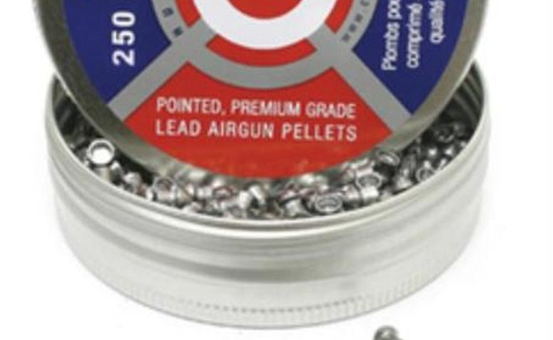 Crosman P177 Pointed Pellets .177 Pellet Lead Pointed Hunting Pellet 250 Per Tin