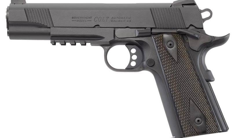 COLT 1911 GOVT W/ RAIL 45 ACP