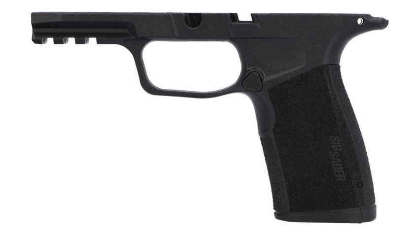 GRIP MODULE ASSY, P365, MACRO, 9/380, CARRY, S/M/L BACKSTRAPS, BLK