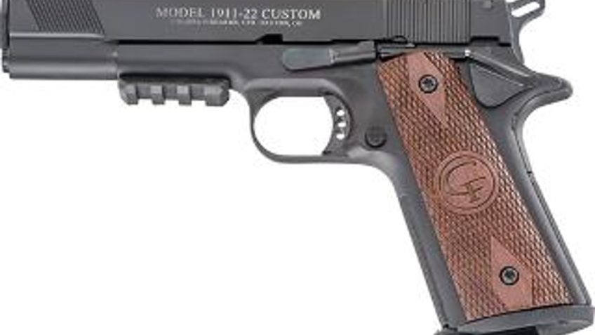 CHIAPPA 1911-22 CUST 22LR 5 BLK WOOD 2 10RD