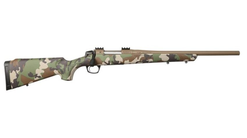 CVA Cascade Short Barrel Woodland .450 BM 18″ Barrel 4-Rounds