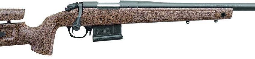 Bergara Rifles B-14 HMR, 7mm Prc 24" 5rd Black/Brown Speckled