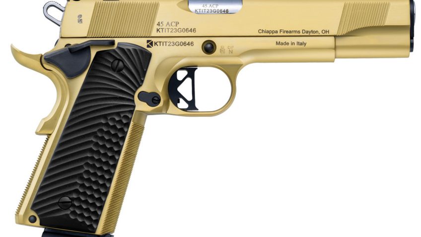 CDLY 1911 45ACP 5 GOLD PVD EMPIRE GRADE G10 8RD