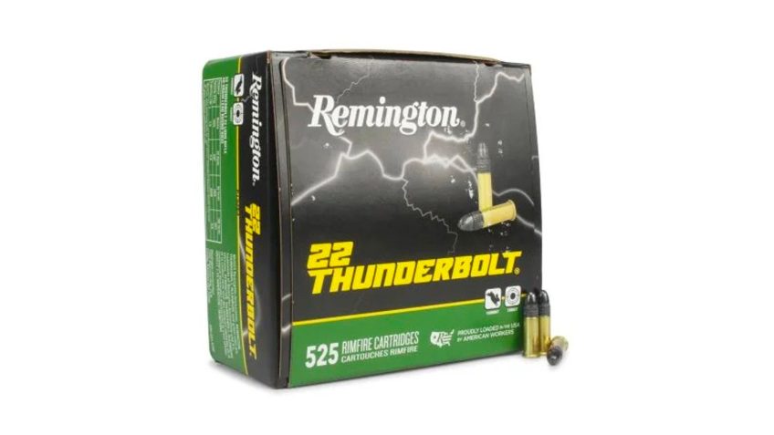 Remington Thunderbolt 22LR 40 Grain Round Nose Hi-Velocity – 525 Rounds – Dirty Bird Industries