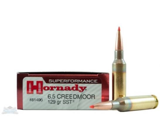 Hornady 81496 Superformance  6.5 Creedmoor 129 gr SST 20 Bx/ 10 Cs