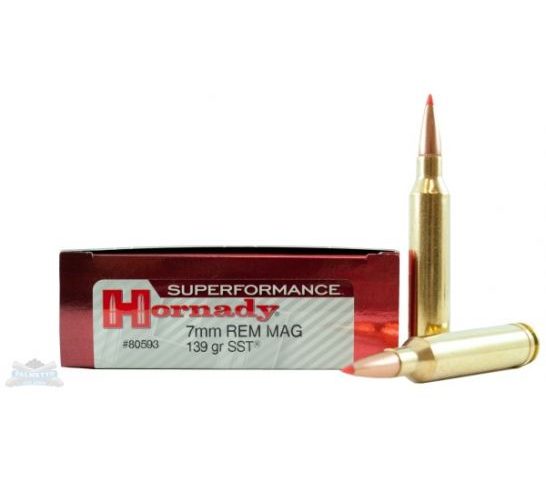 Hornady 80593 Superformance  7mm Rem Mag 139 gr SST 20Rd