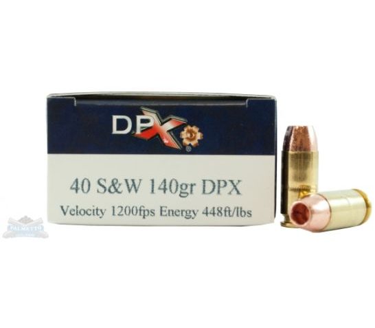 Cor-Bon  DPX  40 S&W 140 gr Deep Penetrating X Bullet 20 Bx/ 25 Cs