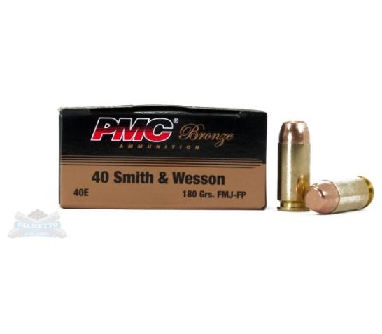 PMC 40E Bronze  40 S&W 180 gr Full Metal Jacket Flat Point (FMJFP) 50 Bx/ 20 Cs