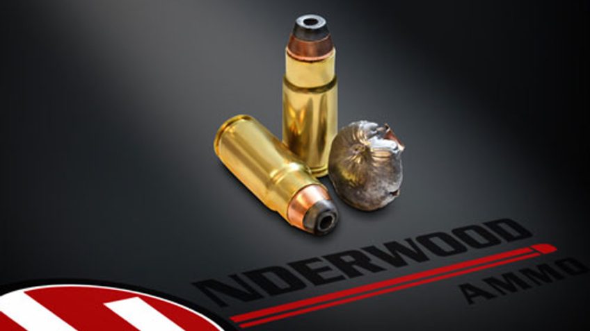 Underwood Ammo .429 DE 240 Grain Jacketed Hollow Point Brass Cased Centerfire Pistol Ammo, 20 Rounds, 170