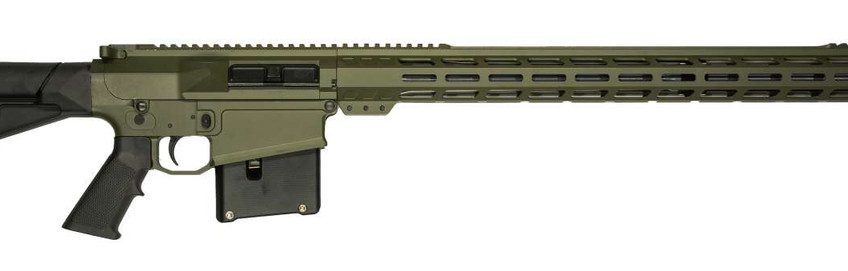 Great Lakes GL-10 AR-10 Long Action, Semi-auto, .30-06 Spr., 24″ Stainless Barrel, Olive Drab, 5+1