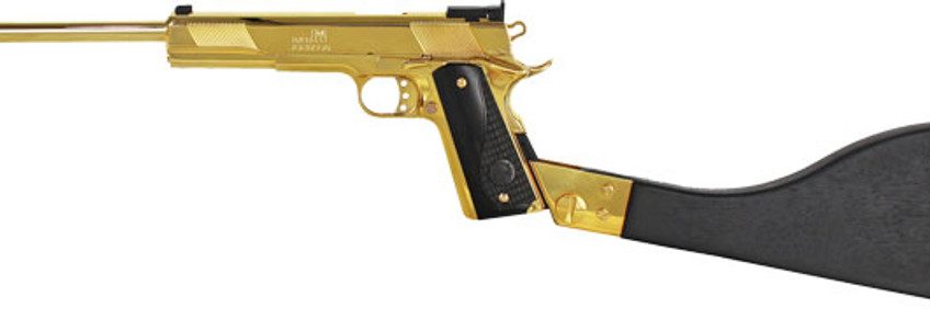 IVER JOHNSON EAGLE XL45 .45ACP CARBINE 16″ BBL 24K GOLD