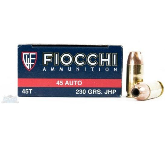 FIOCCHI 45 AUTO 230GR JHP 50/BX UPC: 762344701462