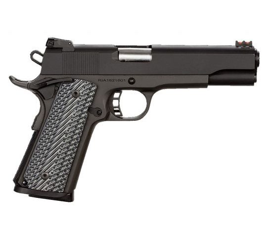 Rock Island 51486 Rock Ultra FS 45 ACP 5″ 8+1 Black Parkerized Gray G10 Grip Fixed Sights