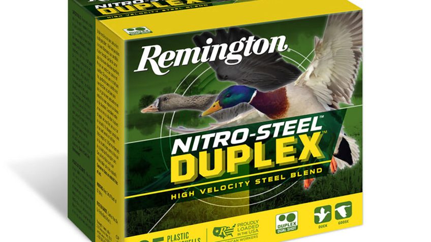 REMINGTON AMMUNITION NITRO-STEEL DUPLEX 12 GA, 3in. 1 1/4oz. #2 Shot – 25 rounds