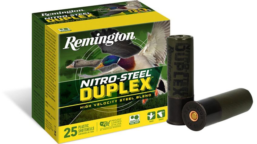 Remington Nitro-Steel Duplex 12 GA, 3in. 1 1/4oz. #2 Shot – 25 rounds