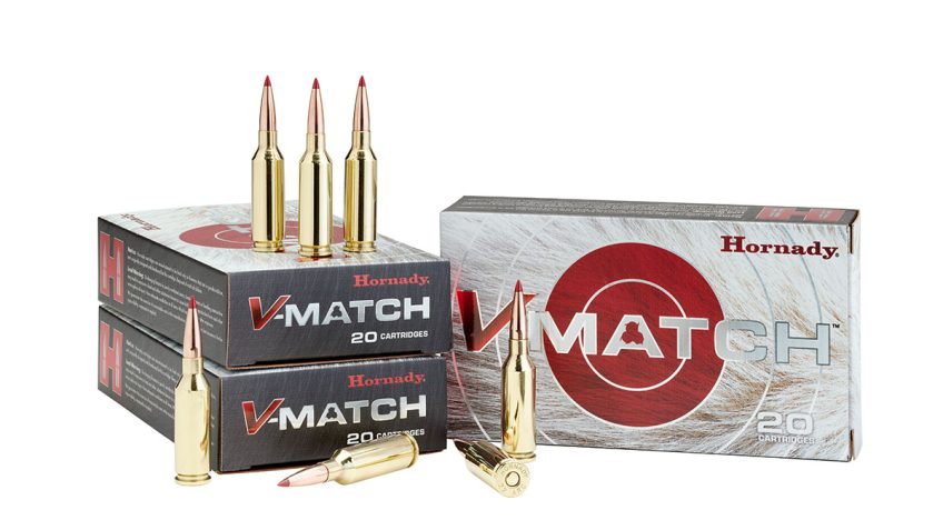 Hornady V-Match 6mm Creedmoor 80gr Ammunition w/ELD-VT Bullets (20/Box) 81397