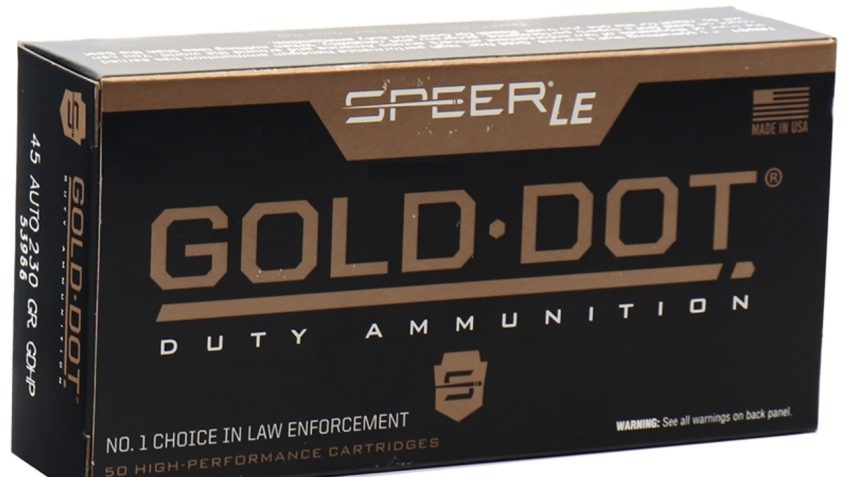 Speer LE Gold Dot 45 ACP 230 Grain GDHP Ammo 50rds