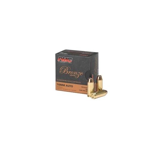 PMC 10B Bronze 10mm Auto 170 gr Jacketed Hollow Point (JHP) 25 Bx/ 20 Cs