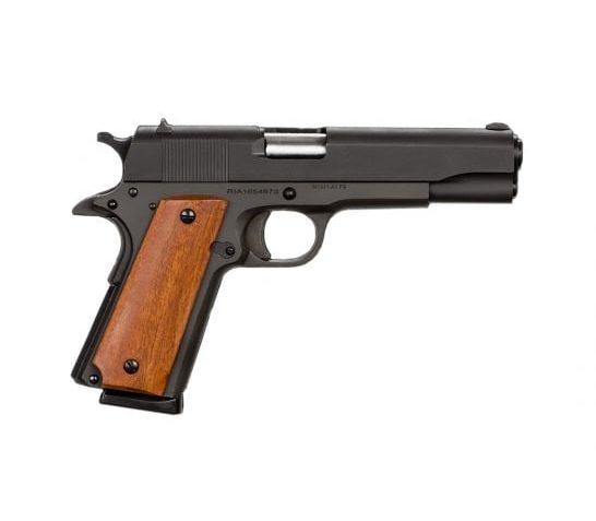 Rock Island 51421 GI Standard FS *CA Compliant 45 ACP 5″ 8+1 Black Parkerized Wood Grip