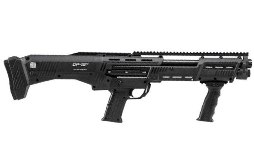 STD MFG DP-12 12GA DBL BBL PUMP SHOTGUN BLK