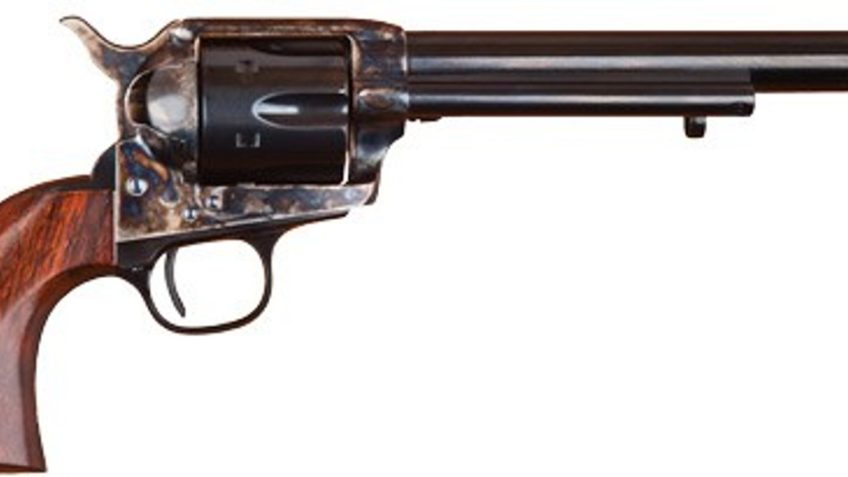 CIMARRON P-MODEL .45 LONG COLT OM FS 7.5″ CC/BLUED WALNUT