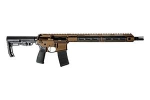 Christensen Arms 801-09003-01 CA5five6 Burnt Bronze .223 Wylde Carbon Fiber Barrel M-LOK w/ MFT Minimalist Stock 16″ Barrel