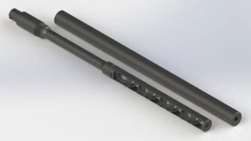 MIST-22 Suppressor .22 Long Rifle 1-16 Twist Black