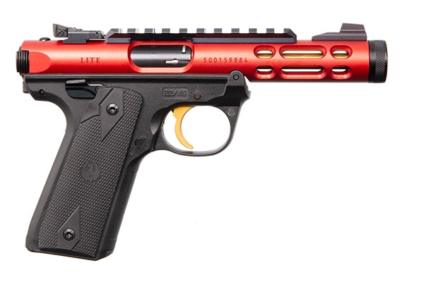 Ruger MKIV 2245 LT 22LR 4RED GLD