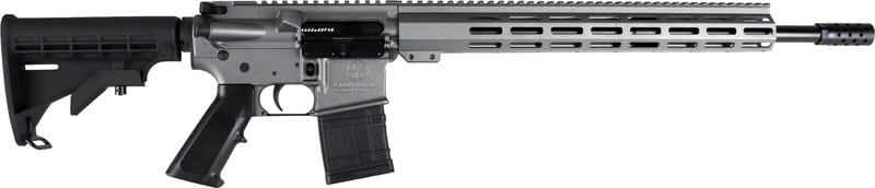 Great Lakes GL-15 AR-15, Semi-auto, .450 Bushmaster, 18″ Barrel, Tungsten Gray Cerakote, 5+1 Rds.