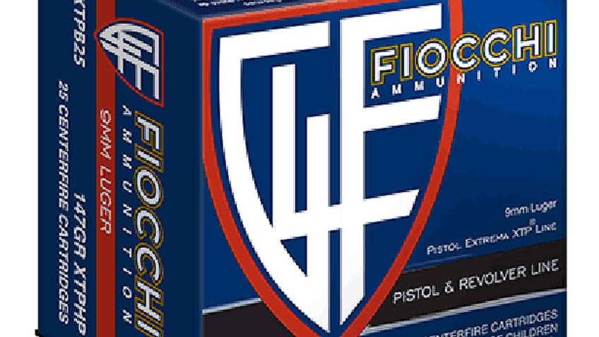 Fiocchi Hyperformance Defense 9mm Luger 147 Grain XTPHP Centerfire Pistol Ammo, 25 Rounds, 9XTPB25