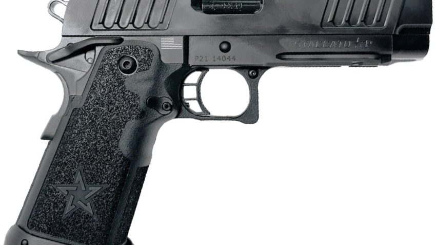 Staccato 2011 12-1200-000103 P Optic Ready CS Frame  9mm DLC Bull Barrel  Tac Texture