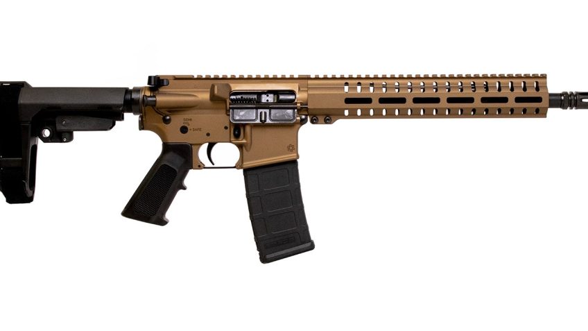 CMMG 55ADF68-CM 12.5″ 5.56 Burnt Bronze AR-15 Pistol