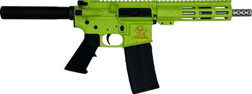 GLFA AR15 PISTOL .223 WYLDE 7.5″ S/S BBL ZOMBIE SPLATTER