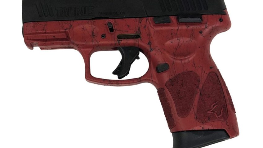 Taurus 1-G3C931-SP6 G3C 9mm 3.26″ Ruby Red Splatter (3) 12 Round Mags