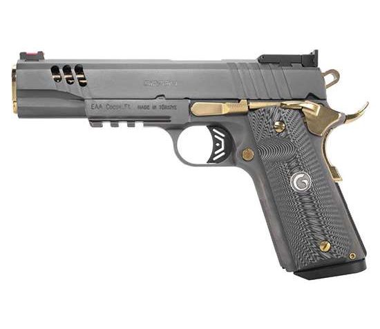 Girsan Mc1911 Negotiator 45acp 5" 8rd Talo Match Titanium/gold