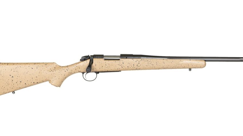 BERGARA B-14 HUNTER .308 Winchester 18″ 4rd Bolt-Action Rifle w/ Threaded Barrel – Tan/Black – Dirty Bird Industries