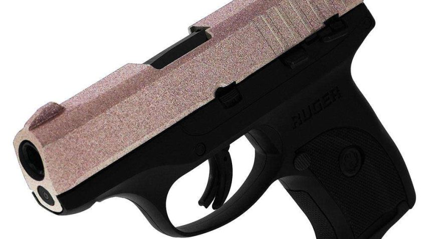 Ruger EC9s Rose Gold Glitter / Black 9mm 3.12″ Barrel 7-Rounds