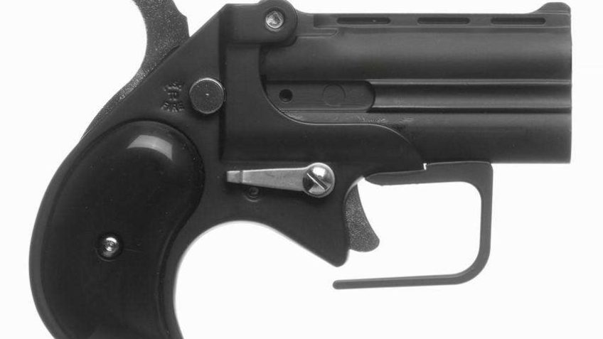 Old West Firearms Derringer Short Bore Handgun 9Mm Luger 2Rd Capacity 2.75" Barrel Black With Guardian Package SBG9BB