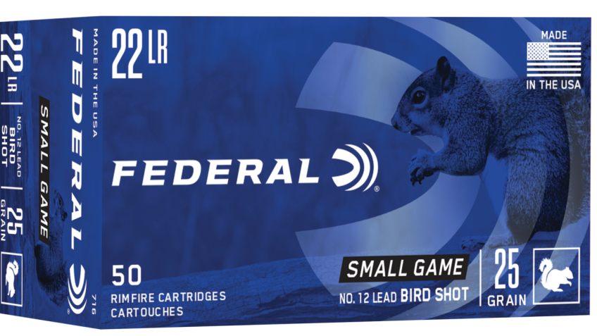 Federal 716 Game-Shok 22 LR 25 GR #12 Lead Bird Shot 50 Bx – Dirty Bird Industries