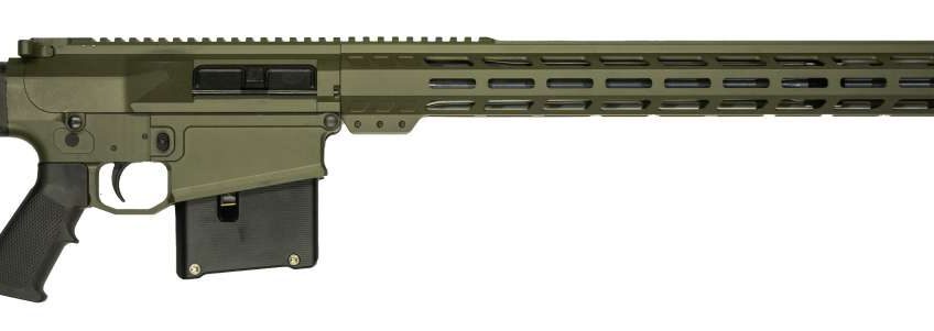 Glfa 300 Win Mag Rifle .300 Win Mag 5Rd Magazine 24" 5/8X24 Threaded Barrel OD Green Stainless Steel GL10LA300SSODG