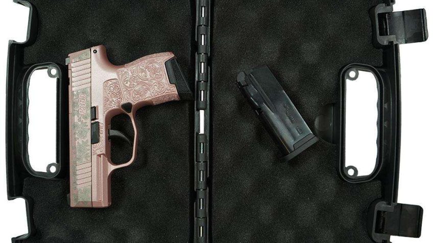 P365 9MM 3.1 BLK STRIKR XRAY3 OPTIC READY 2 MAGS-Roses Rose Gold