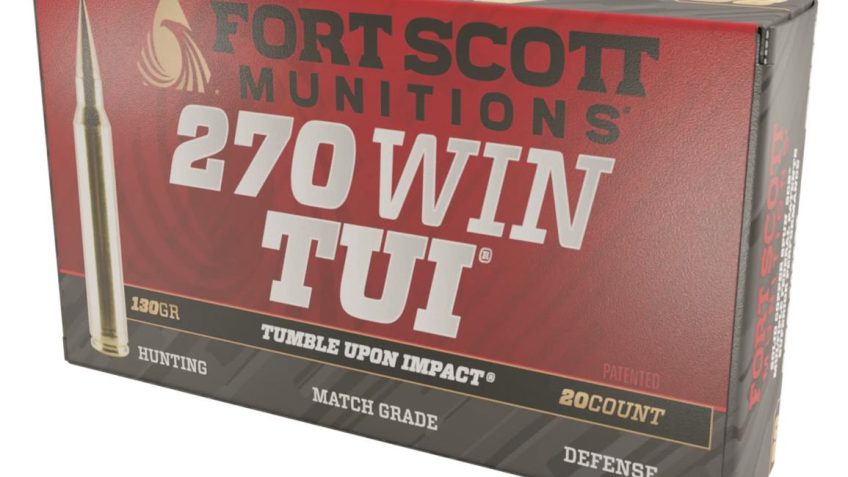 Fort Scott Munitions 270 WIN 130 gr SCS Tumble Upon Impact (TUI) 20rd Box