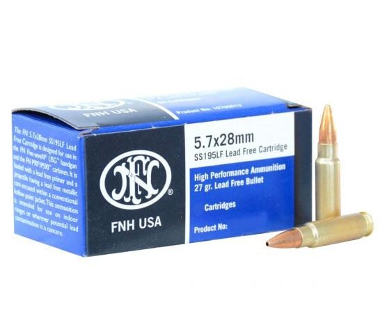 FN America 5.7x28mm 27 Grain Pistol Ammo, 2000 Rounds, 10700012