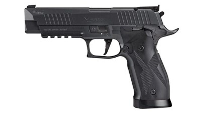 Sig Sauer P226 X-FIVE Air .177 Cal 12gr CO2 Air Pistol w/(1) 20rd Pellet Mag & Contrast Metal Sights AIR-X5-177-BLK