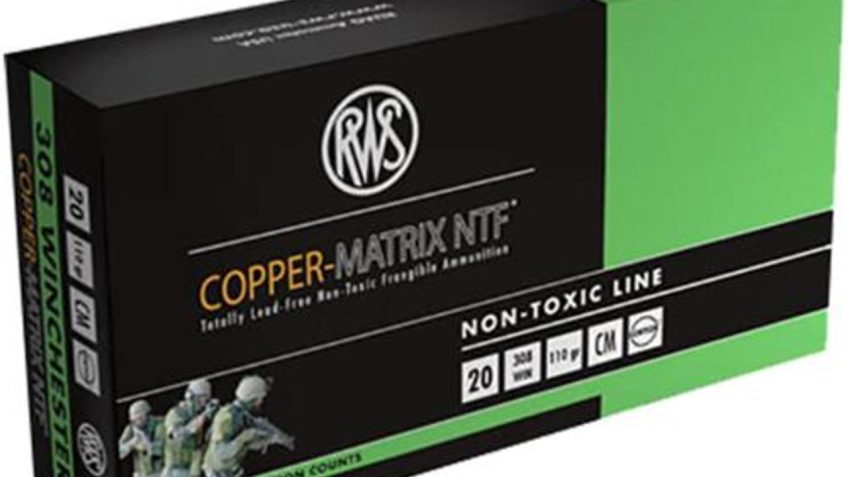 RWS Copper-Matrix 308 Winchester Ammo 110 Grain NTF