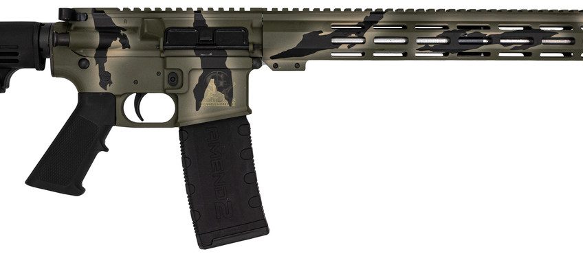 GLFA AR15 RIFLE .223 WYLDE 16″ S/S BBL PURSUIT GREEN CAMO